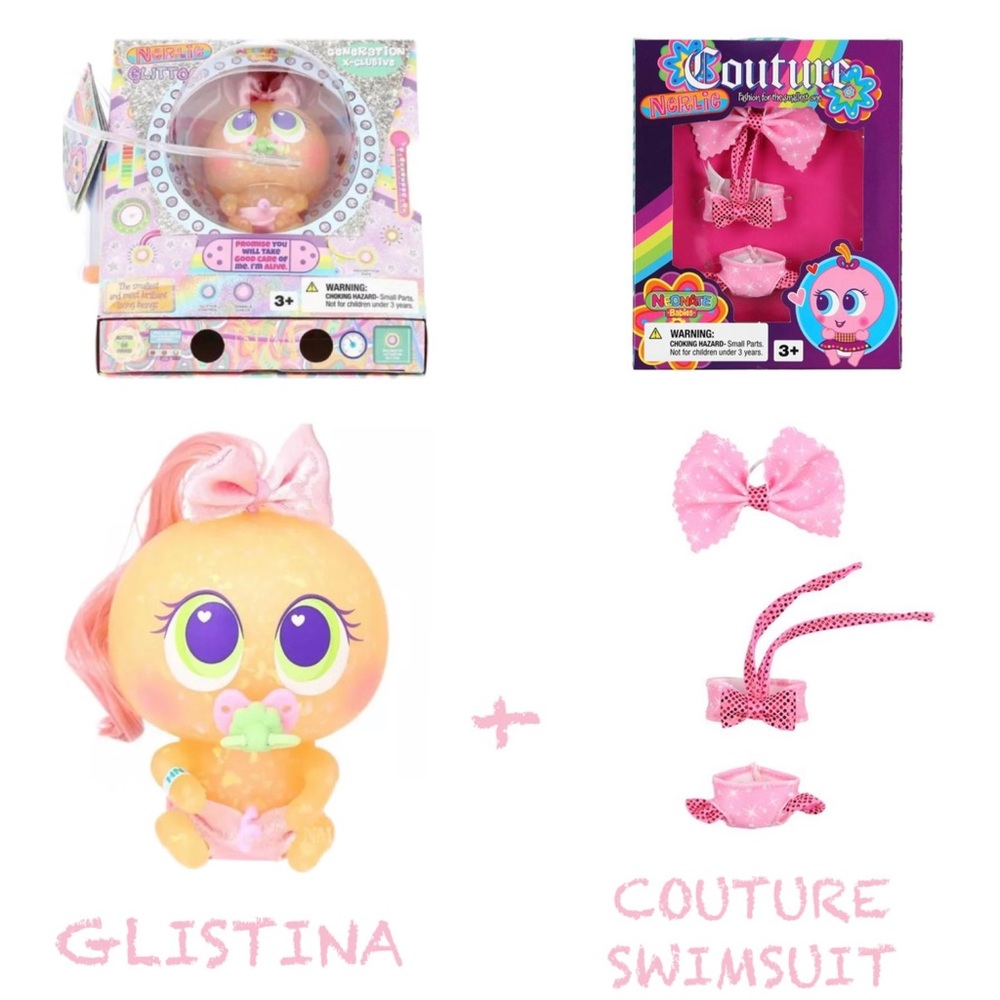 Distroller Glittos Glistina Nerlie Baby Bundle x2